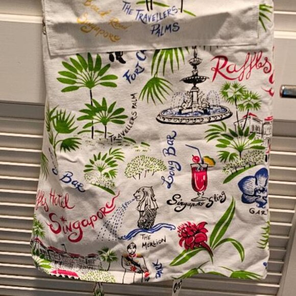 RAFFLES HOTEL Singapore Souvenir Apron & Tea Towel/Dish Towel - FRAGONARD - Picture 2 of 11